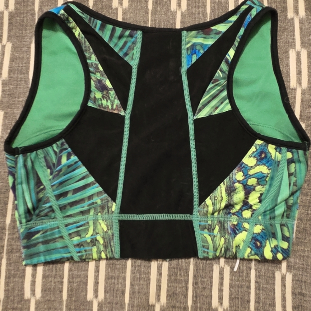 Colorful sports bra